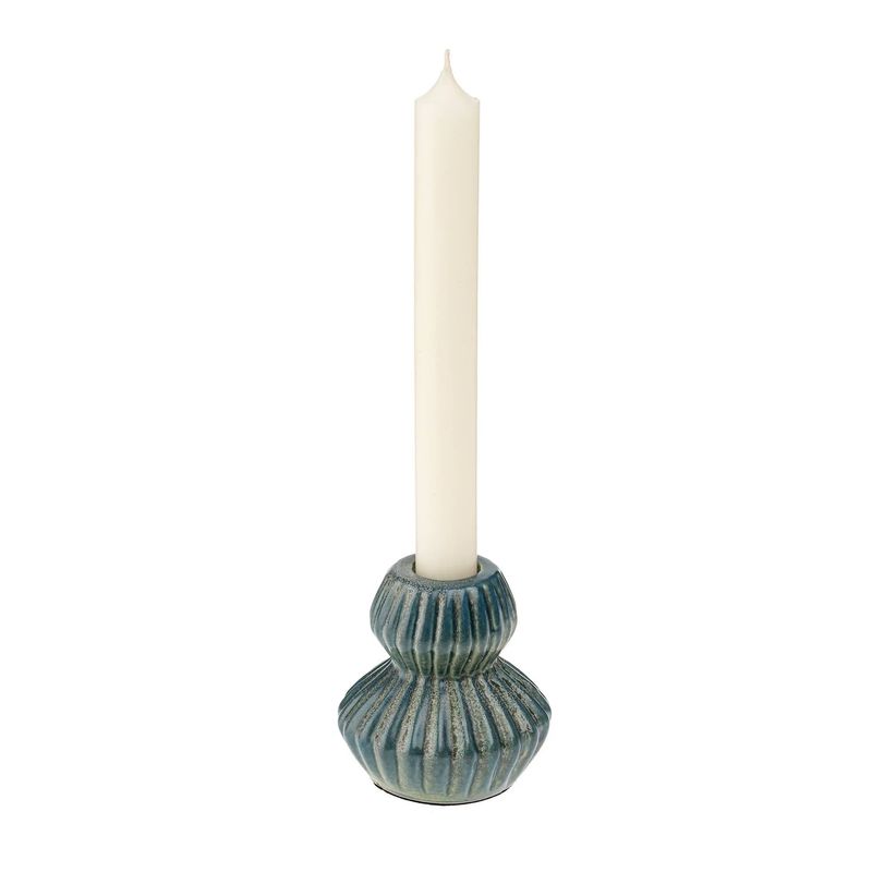 Poppy Taper Holder Blue