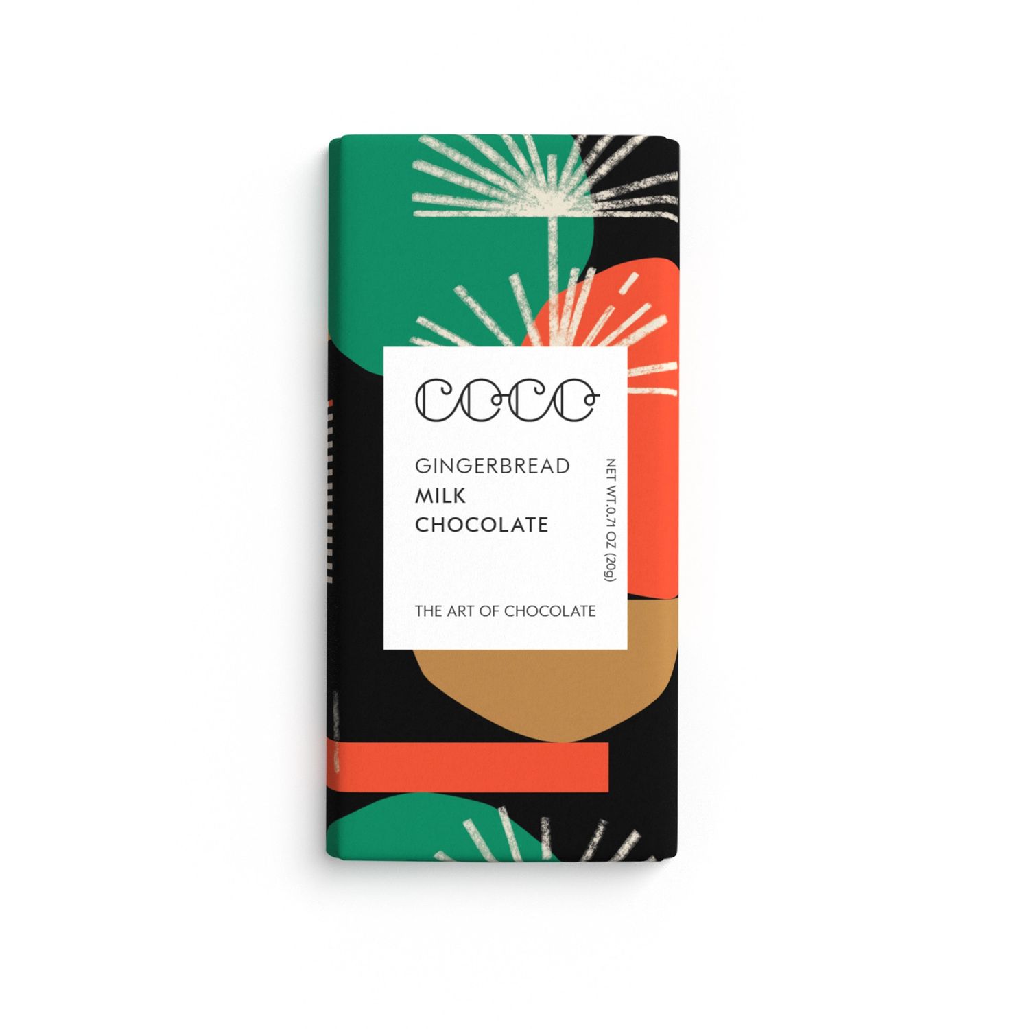 Mini Gingerbread Milk Chocolate Bar