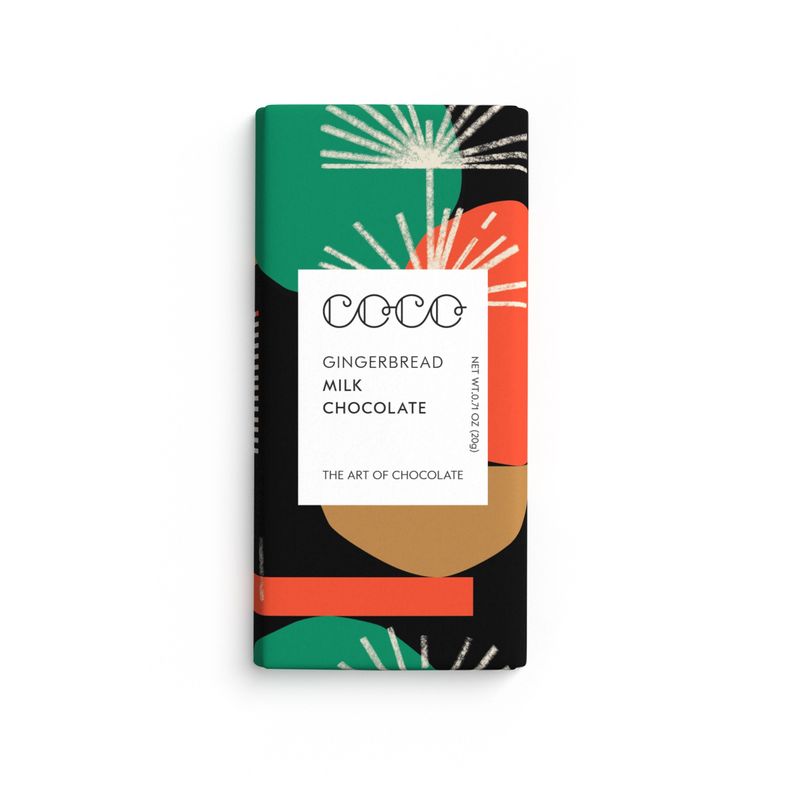 Mini Gingerbread Milk Chocolate Bar