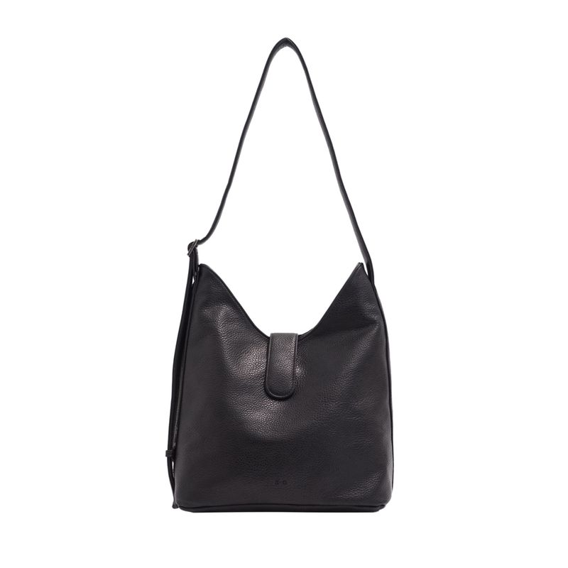 Mona 2-in-1 Reversible Hobo Black/Deep Forest