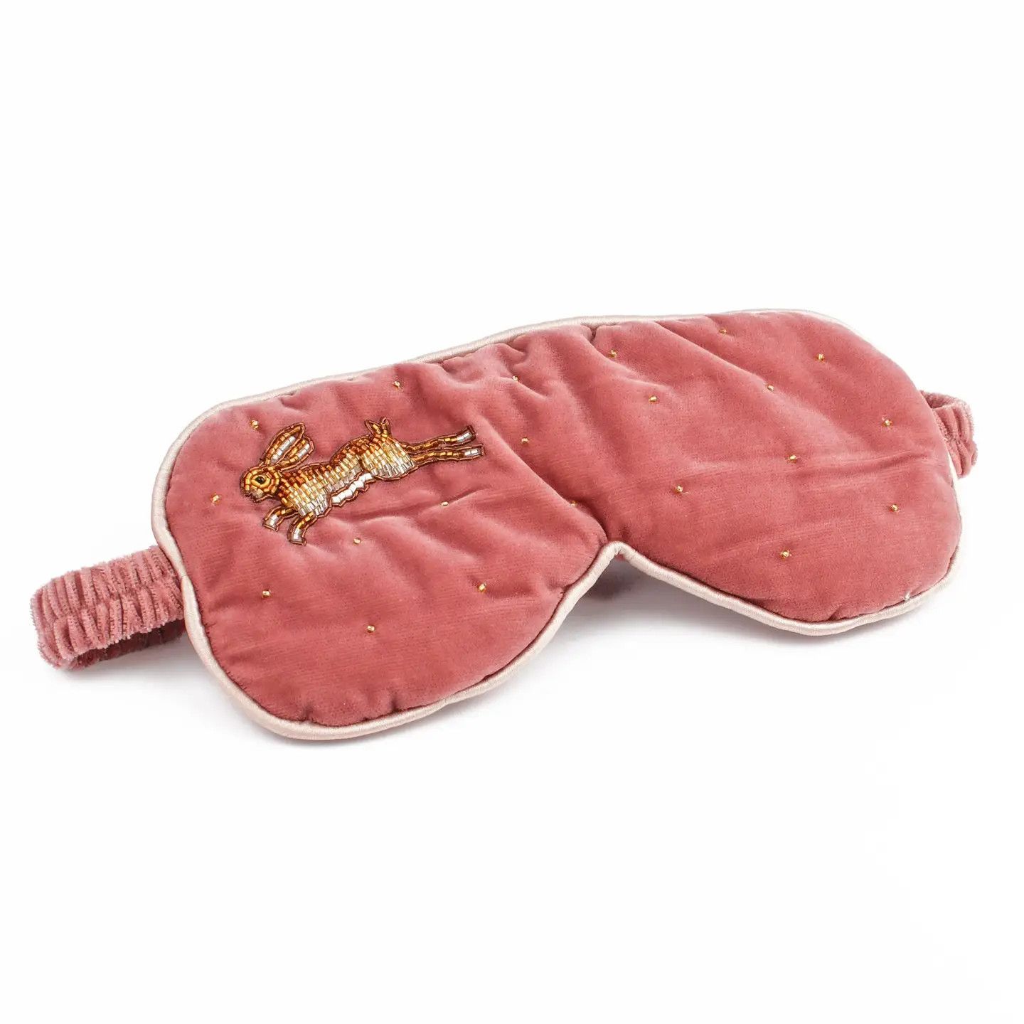 Golden Hare Velvet Sleep Mask