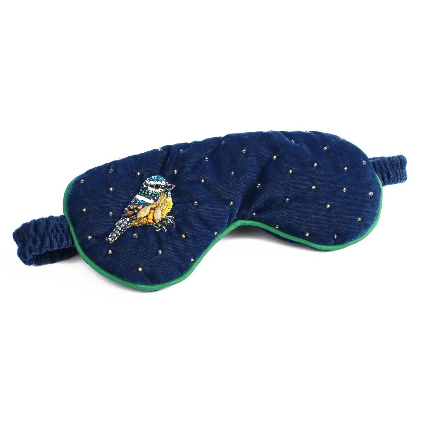 Blue Tit Velvet Sleep Mask
