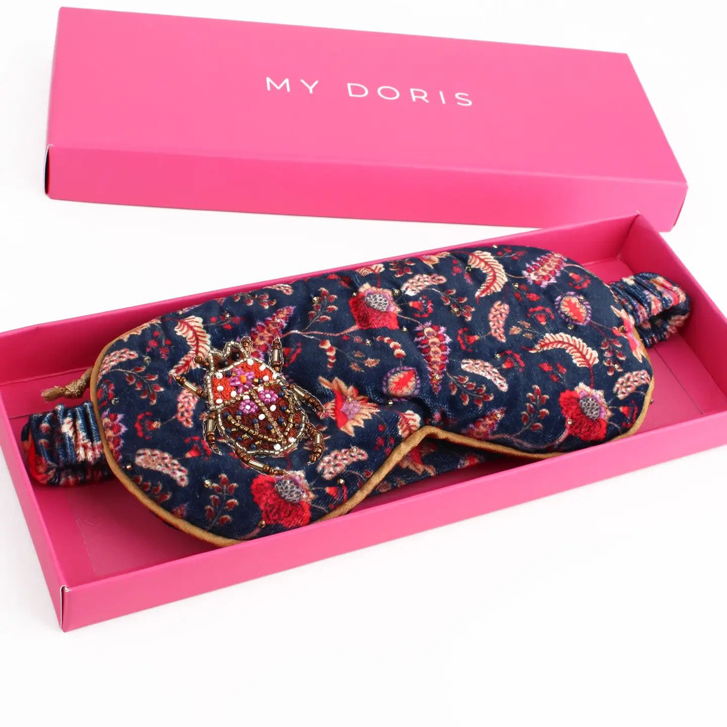 Autumn Beetle Velvet Sleep Mask