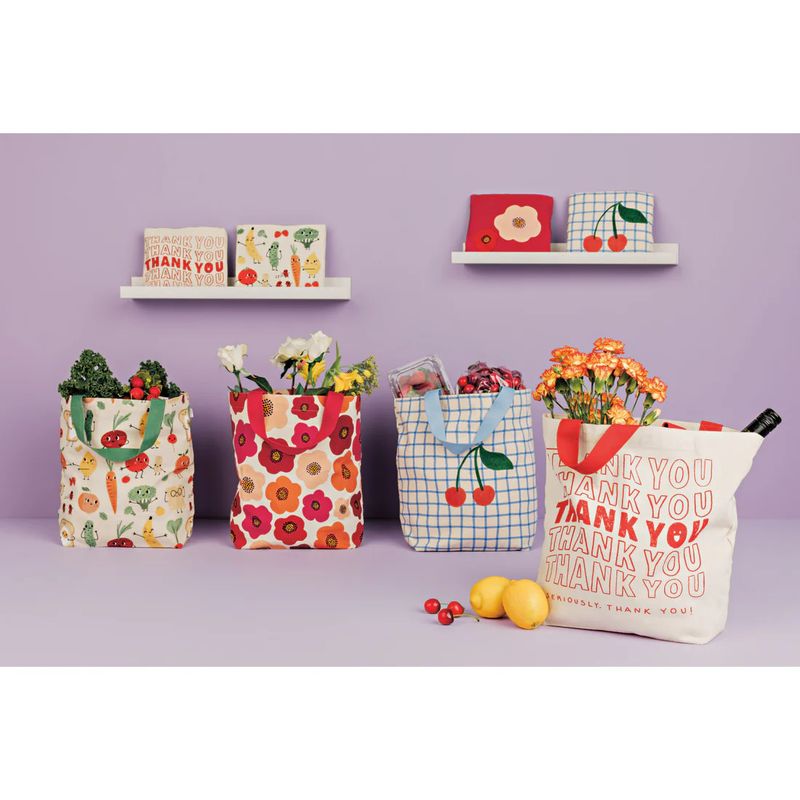 Funny Food Pocket Tote
