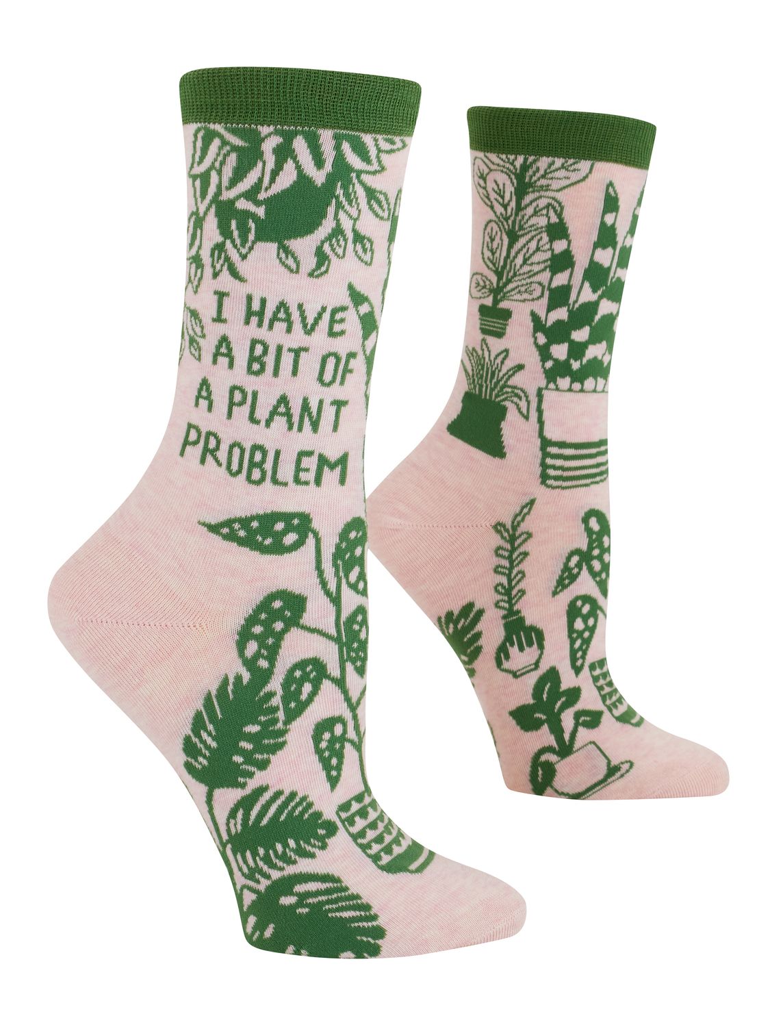 Women&#39;s Crew Socks I Have A Bit Of A Plant Problem