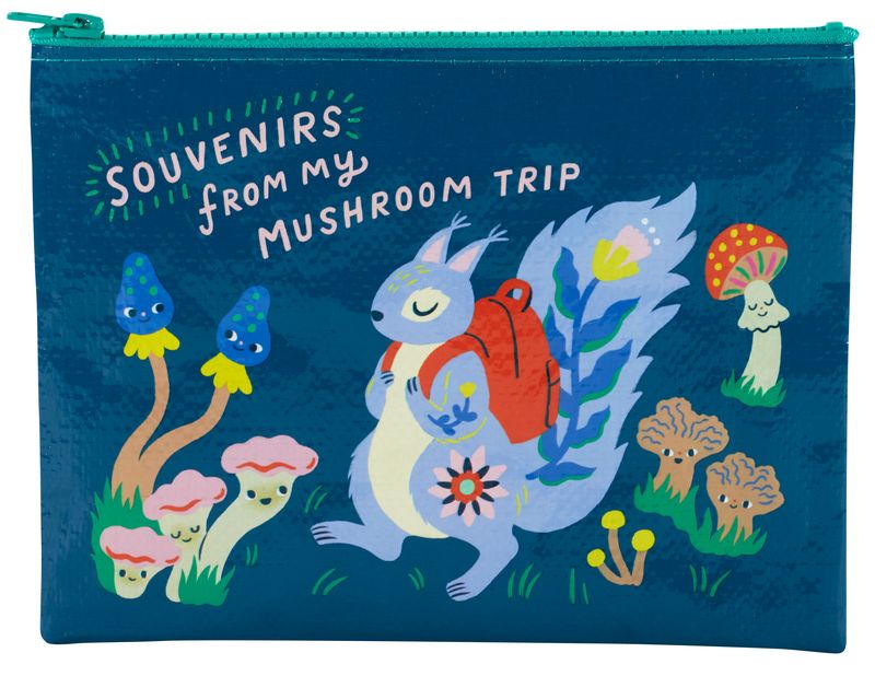 Zipper Pouch Souvenirs From My Mushroom Trip