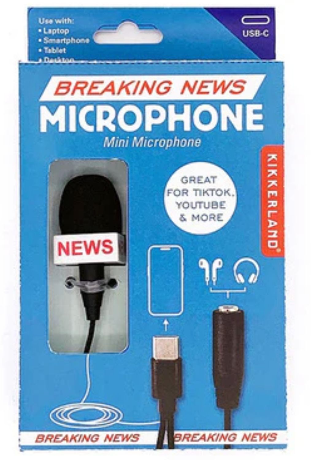 Breaking News Mini Microphone