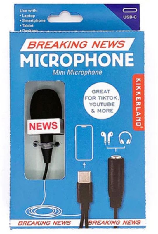 Breaking News Mini Microphone