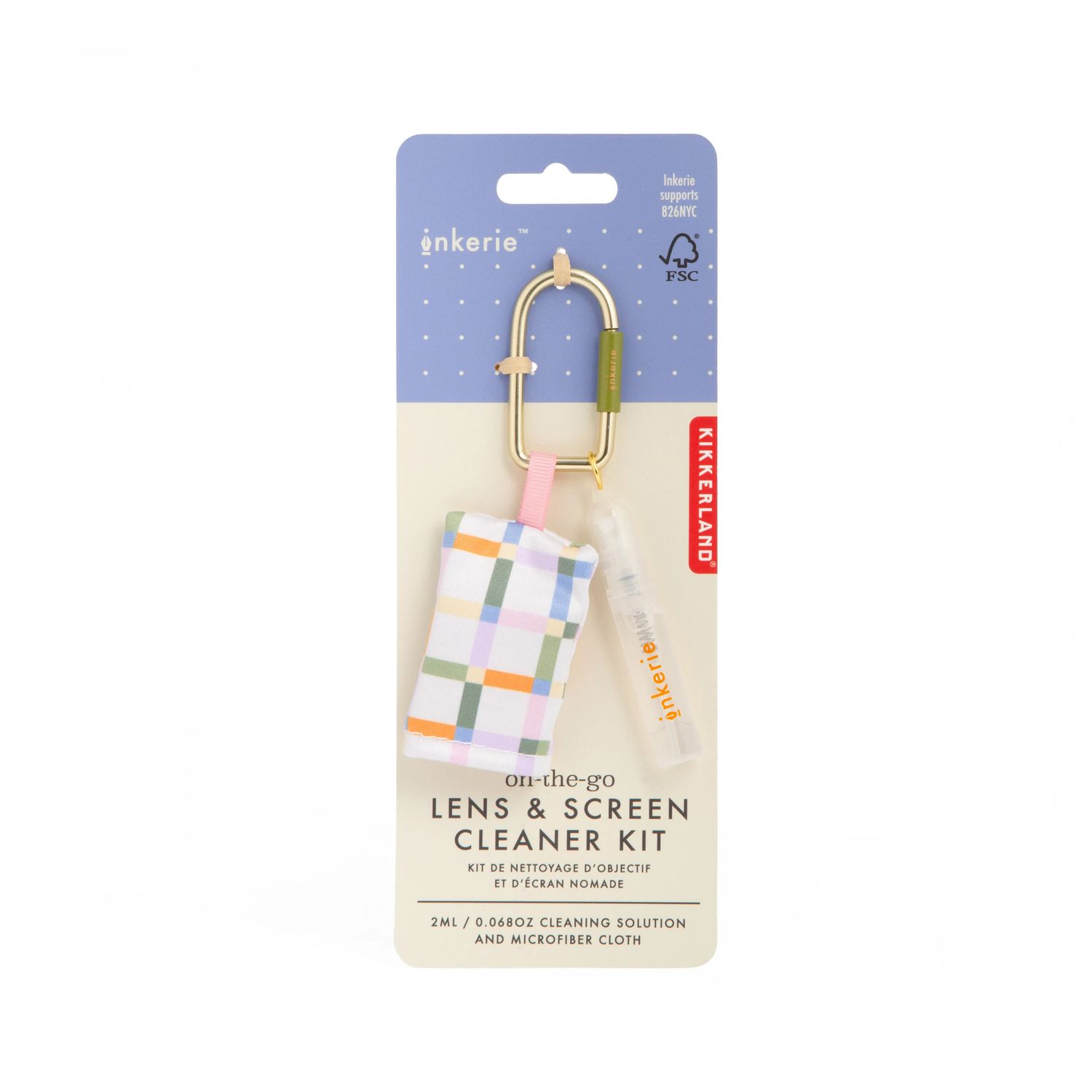 Inkerie On-The-Go Lens &amp; Screen Cleaning Kit