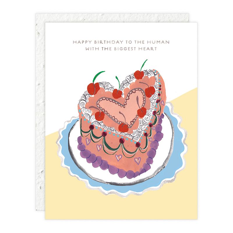 Heart Shpaed Cake Birthday