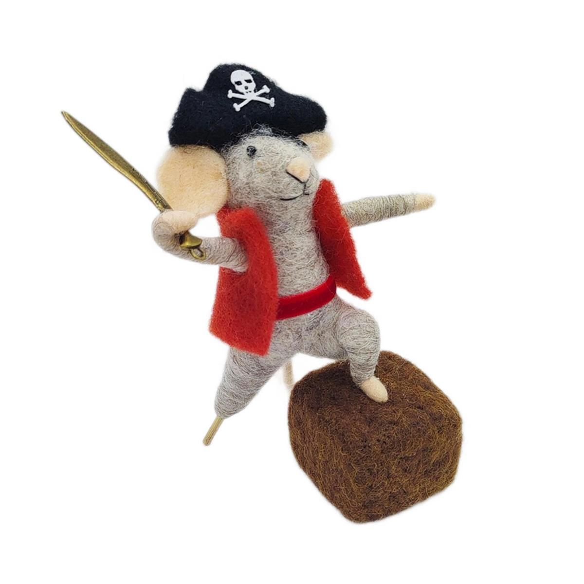 Felt Spooky Pirate Mouse