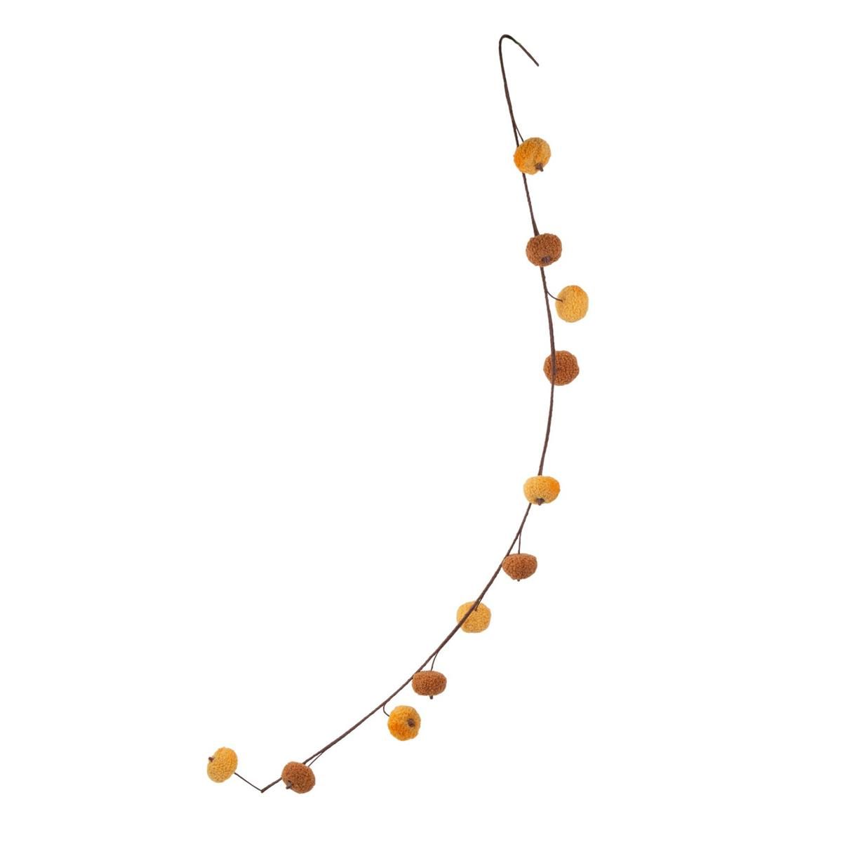 Harvest 54&quot; Felt Pumpkin Garland