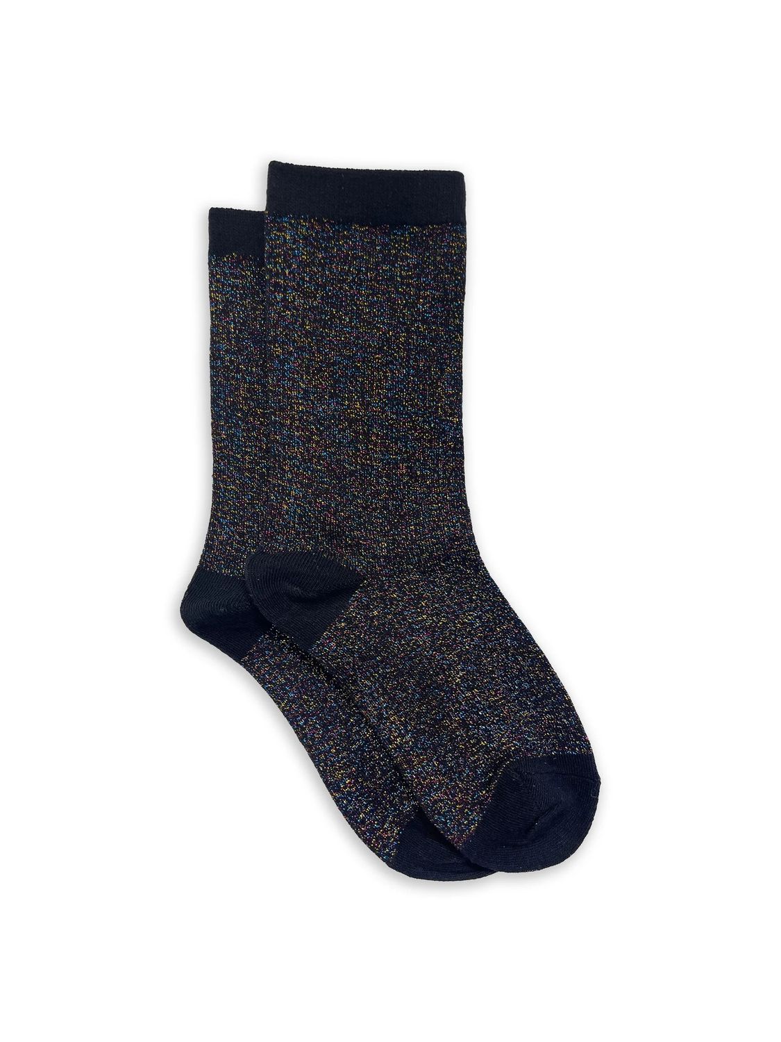 Glitter Socks Black Disco