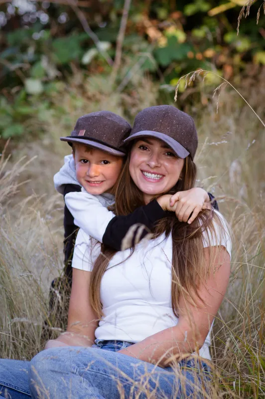 Classic Cap Wool Blend Brown Speckle
