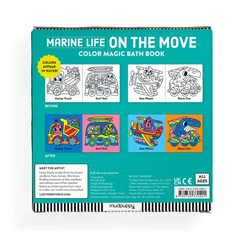 Colour Magic Bath Book Marine Life On The Move