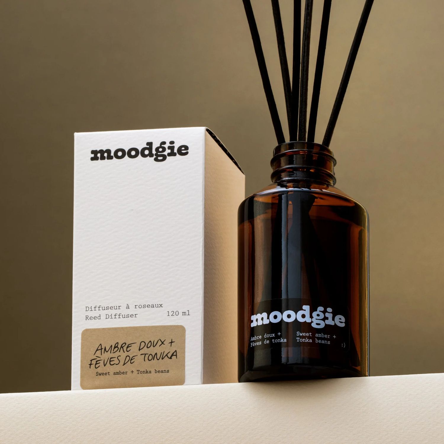 Reed Diffuser Sweet Amber + Tonka Beans