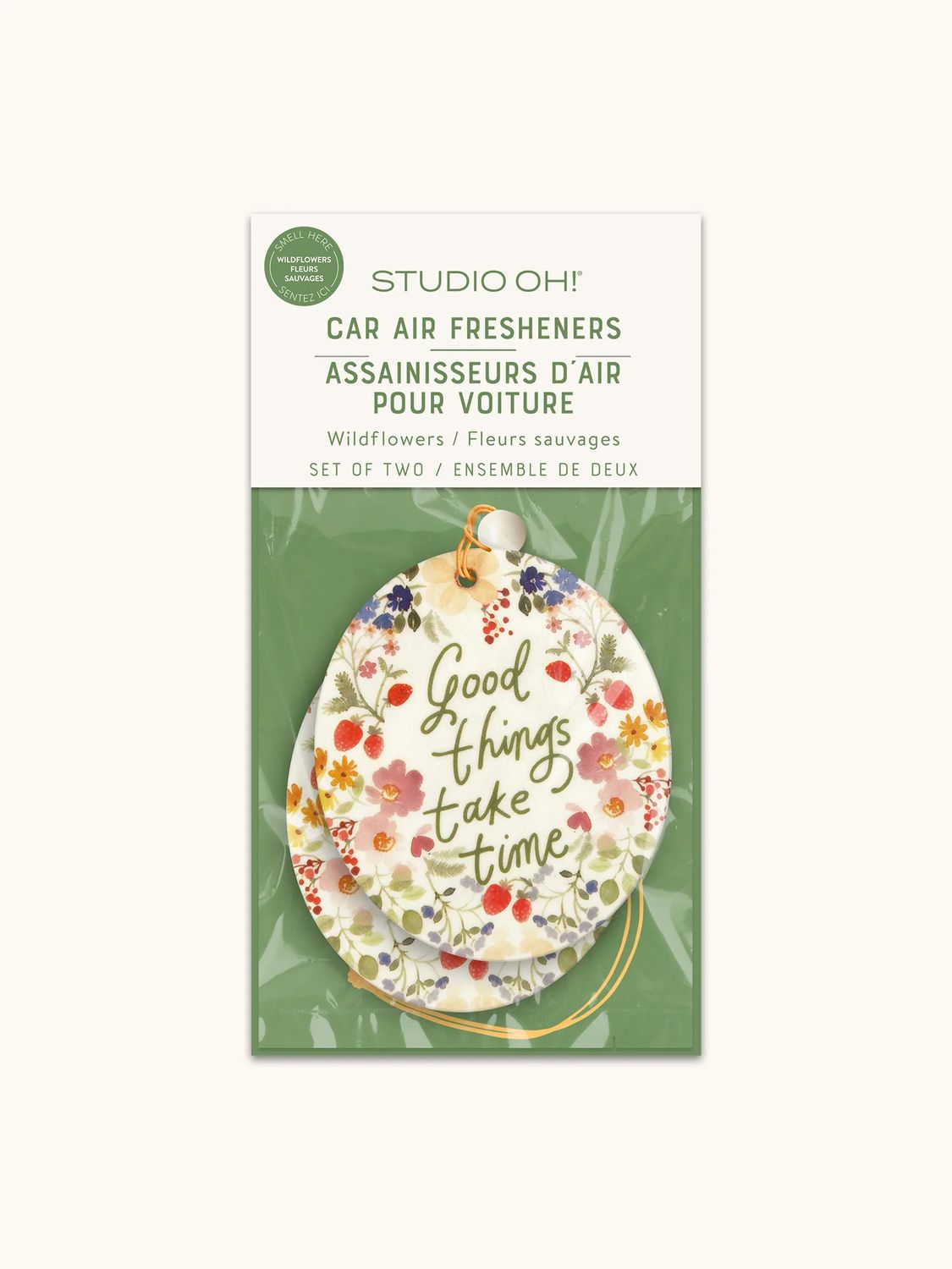 Car Air Freshener Pack of 2 Good Things