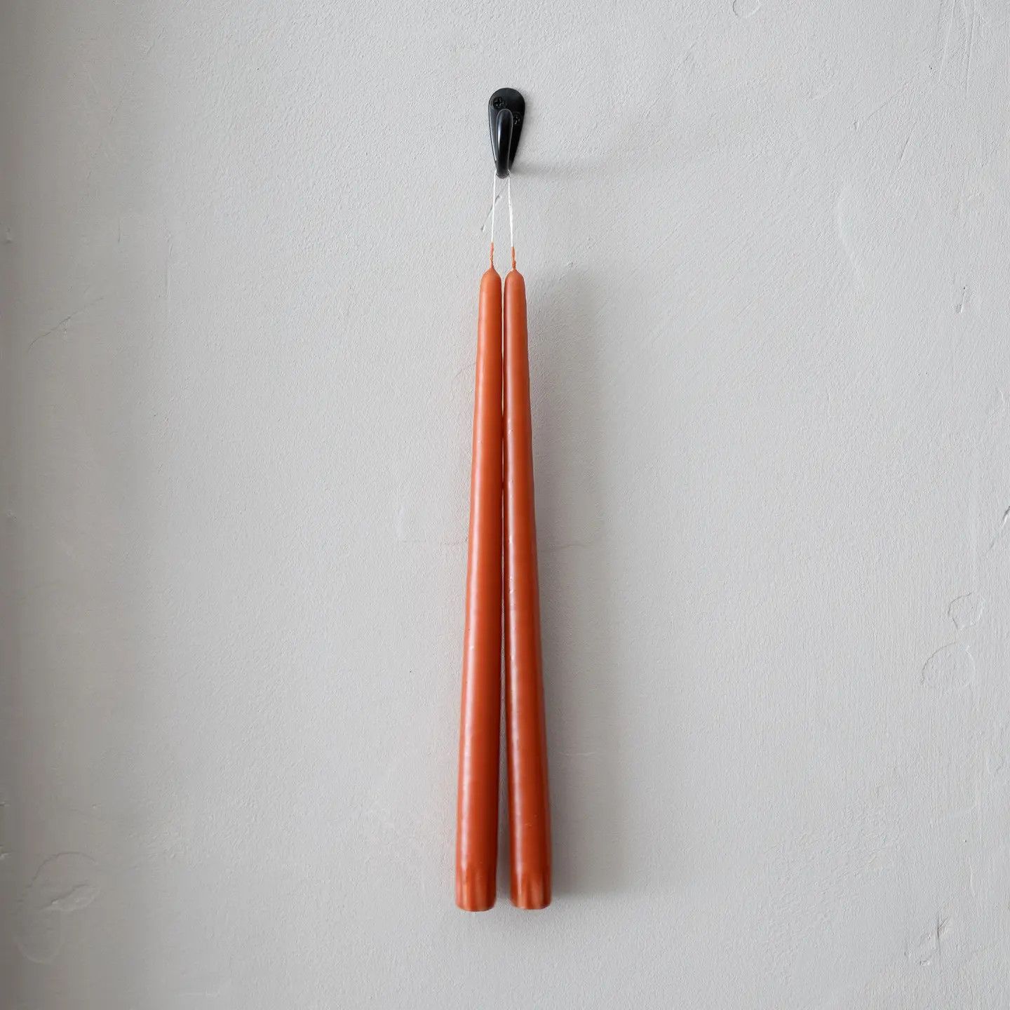 Taper Candles Pair Terracotta 12&quot;