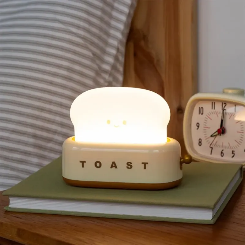 Rechargeable Night Light Kawaii Toaster