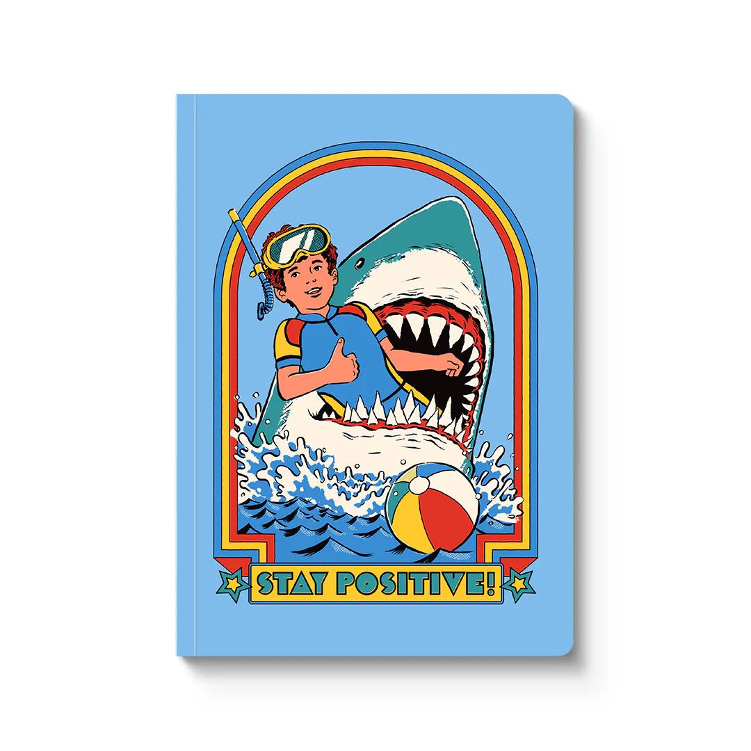 A5 Perfect Bound Notebook Stay Positive