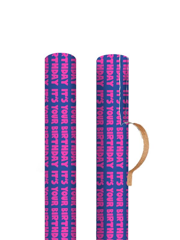 It's Your Birthday Gift Wrap 3m Roll
