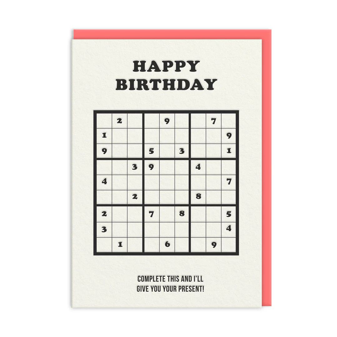 Happy Birthday Sodoku