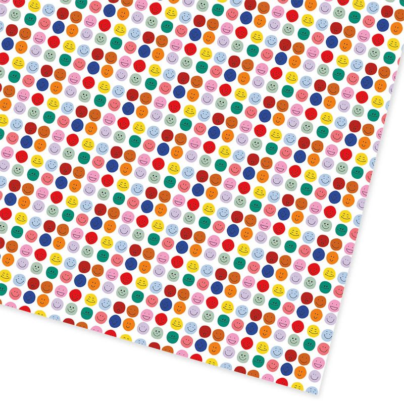 Smile Face Gift Wrap 3m Roll