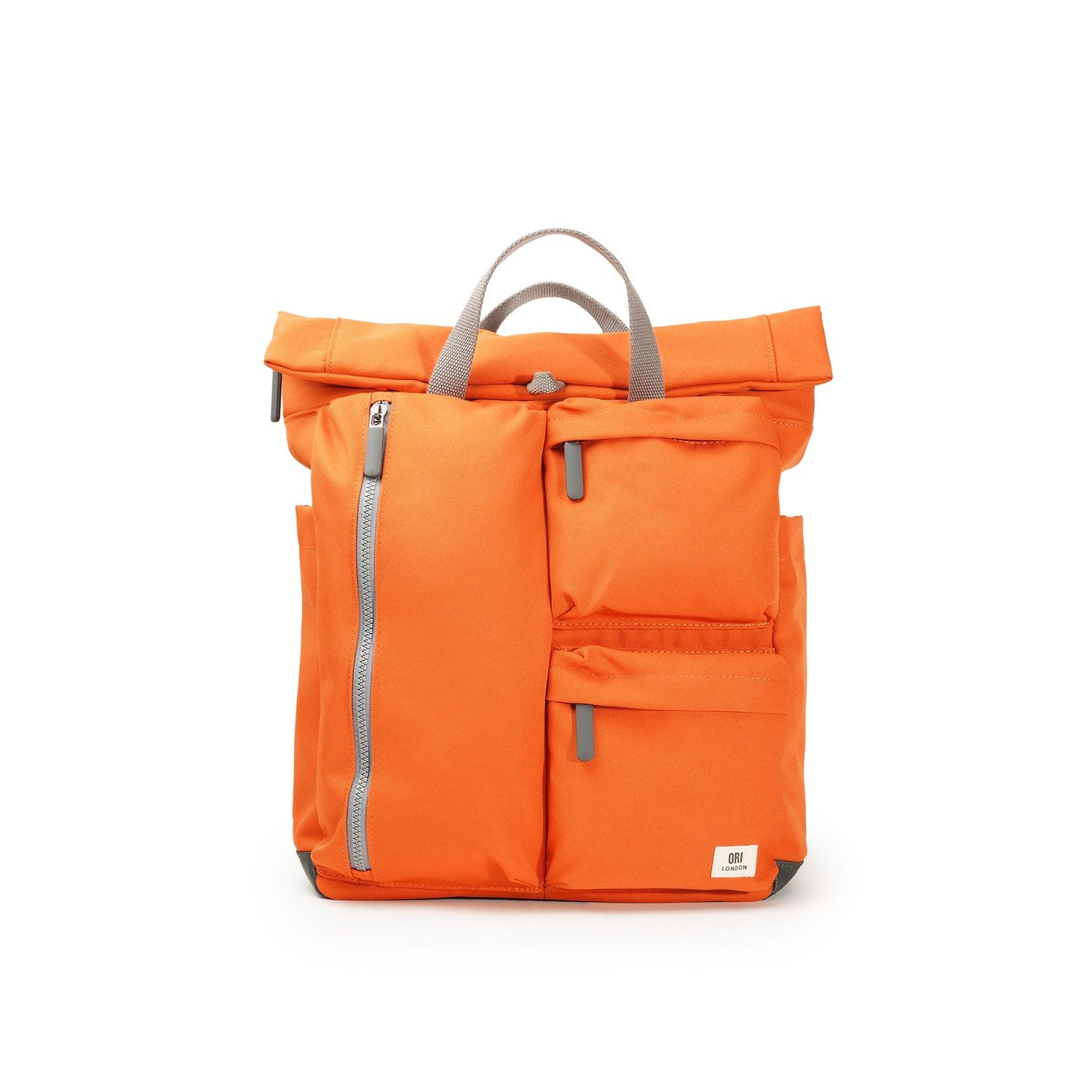 Richmond Medium Atomic Orange Recycled Canvas Backpack