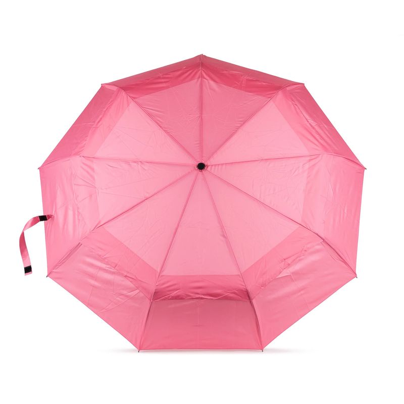 Waterloo Retractable Umbrella Baroque Pink