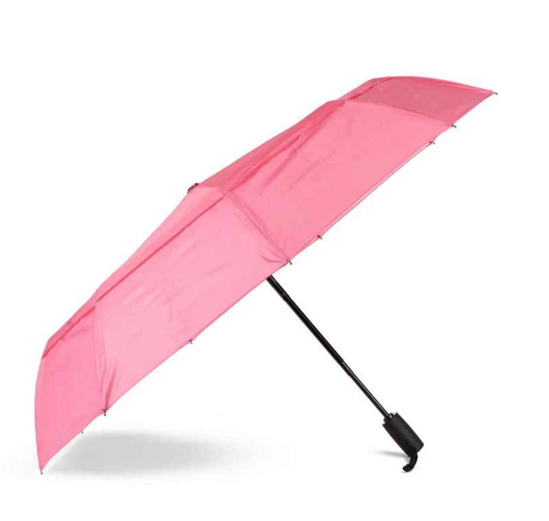 Waterloo Retractable Umbrella Baroque Pink
