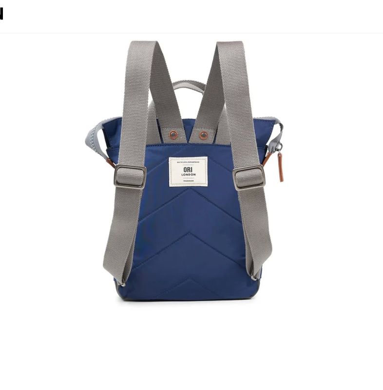 Bantry Small Crisp Blue Recycled Canvas Backpack