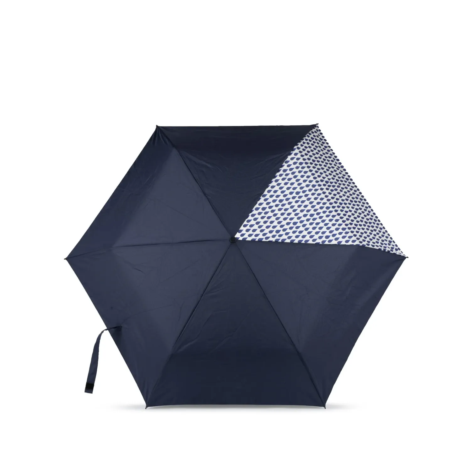 Waterloo Retractable Umbrella Denim Rain