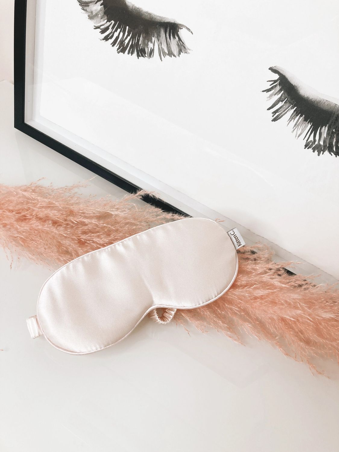 Silk Sleep Mask *Soft Pink 100% Organic