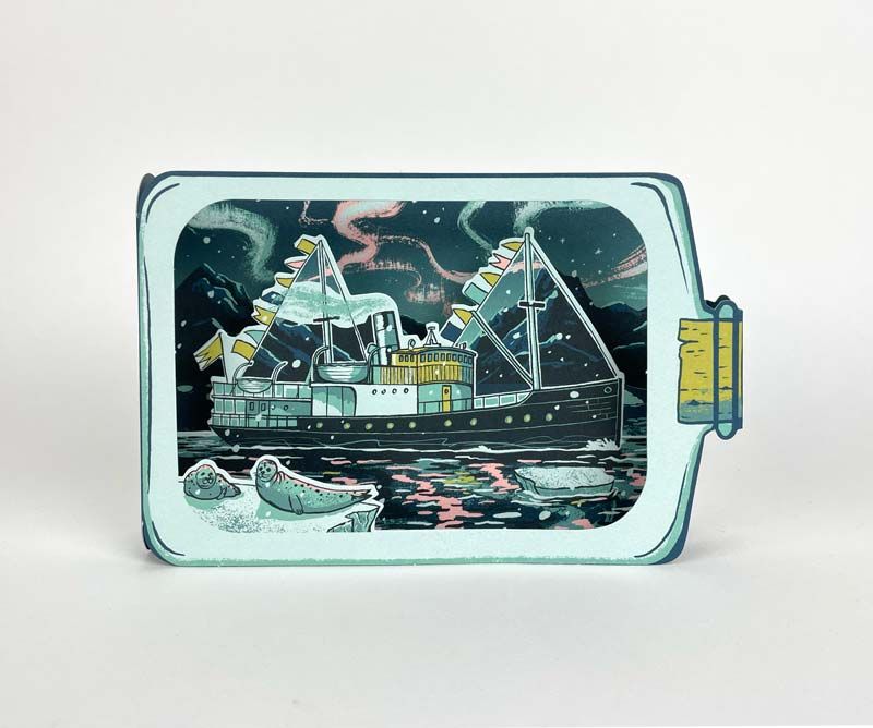 Die Cut Card Arctic Nights