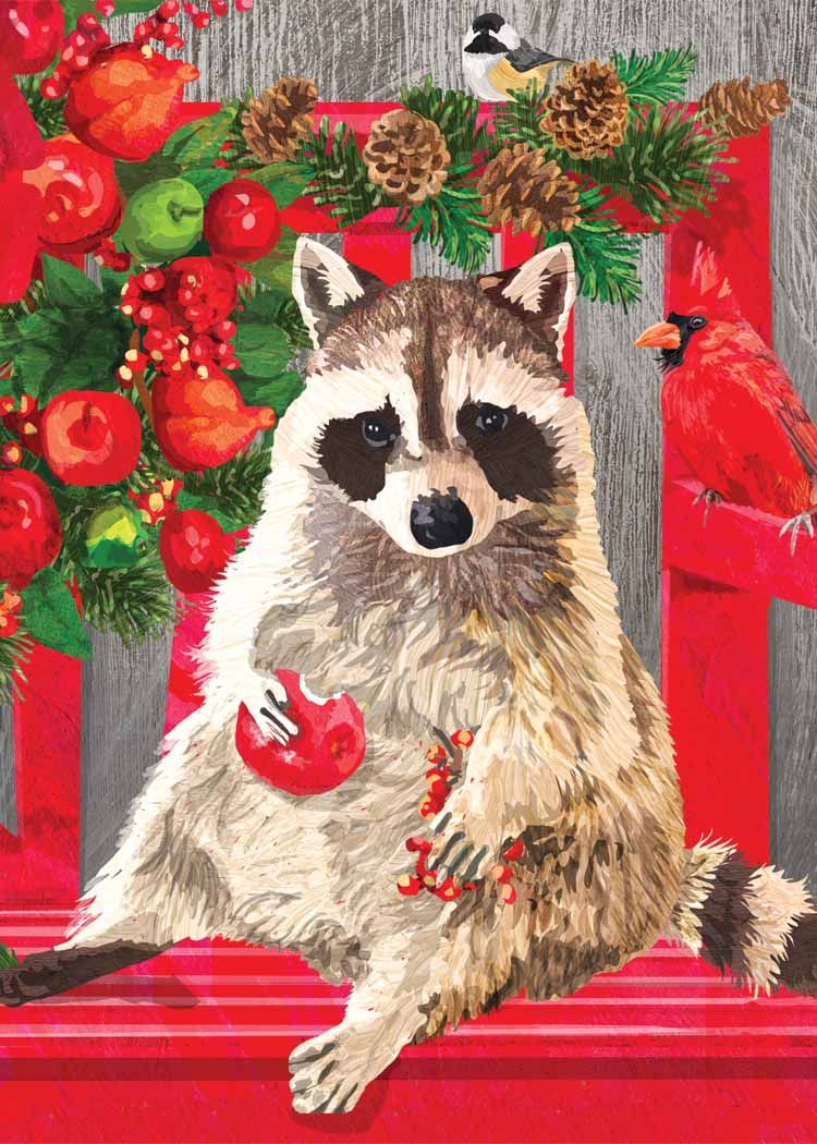 Red Handed Raccoon