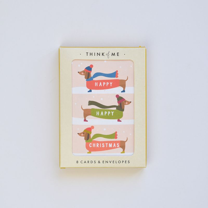 Boxed Mini Christmas Cards Happy Happy