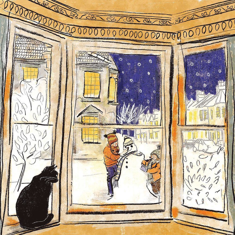 Boxed Christmas Cards Warm Windowsill