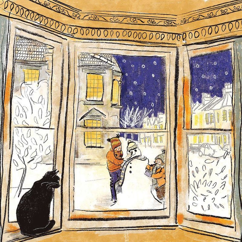 Boxed Christmas Cards Warm Windowsill