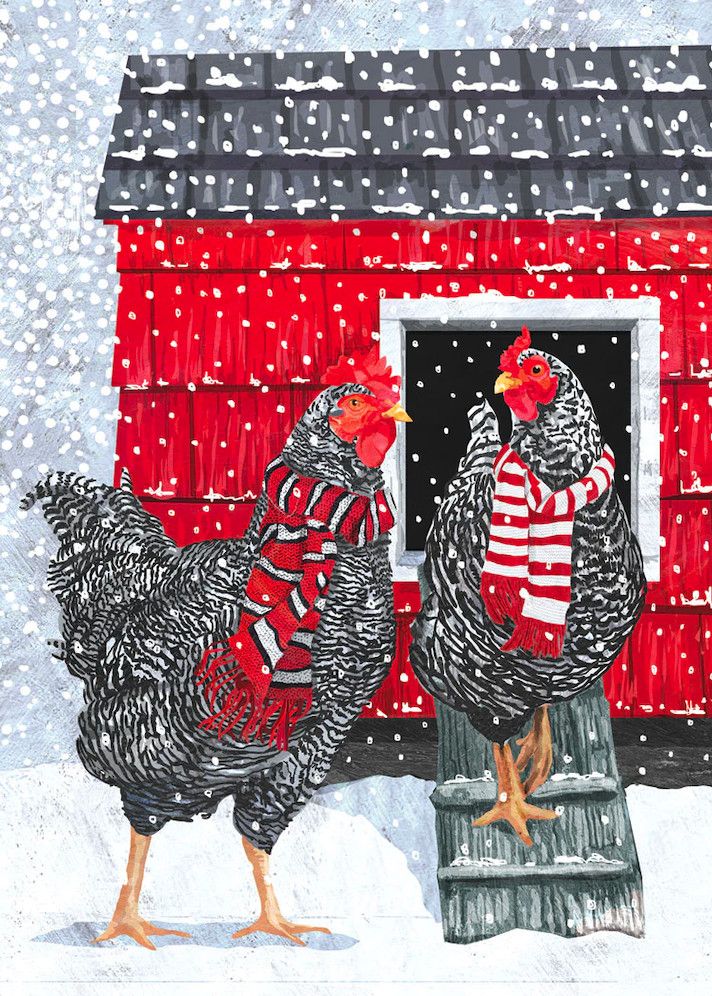 Winter Chickens