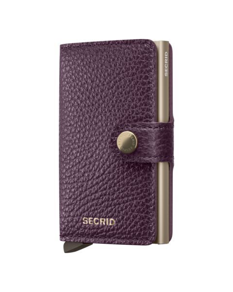 Miniwallet Pebbled Grape