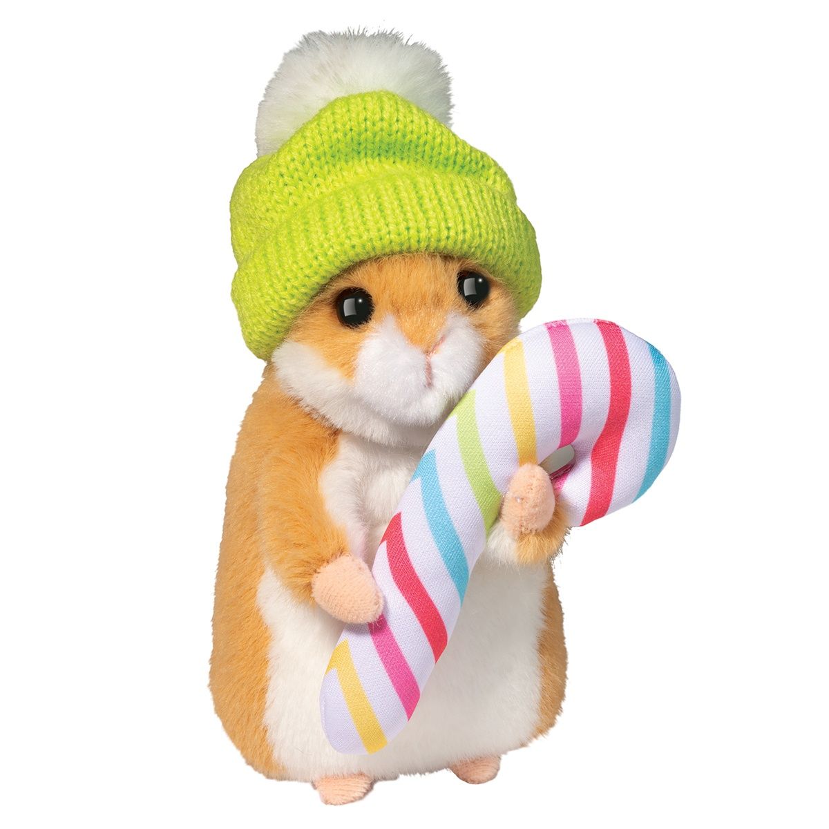 Hamster w/ Hat and Candy Cane