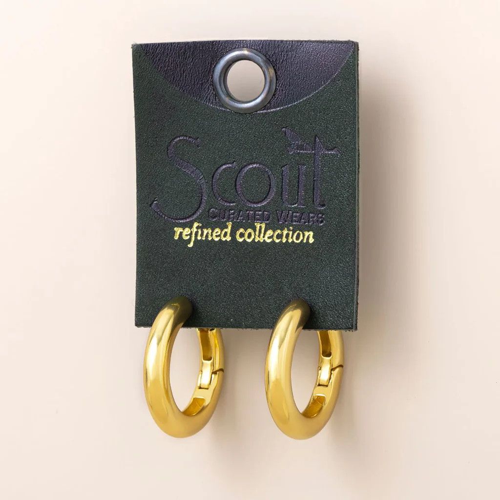 Refined Earring Stellar Hoop Gold Vermeil Medium