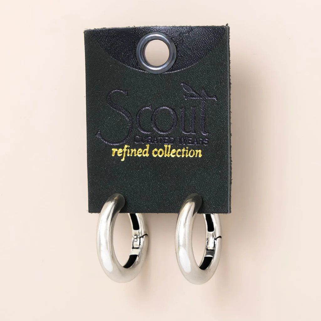 Refined Earring Stellar Hoop Silver Vermeil Medium