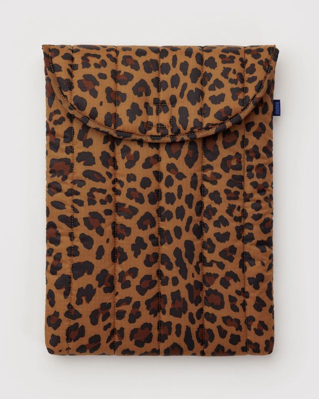 Puffy Laptop Sleeve 16&quot; Leopard