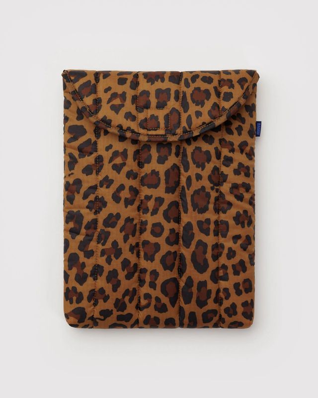 Puffy Laptop Sleeve 13&quot;/14&quot; Leopard