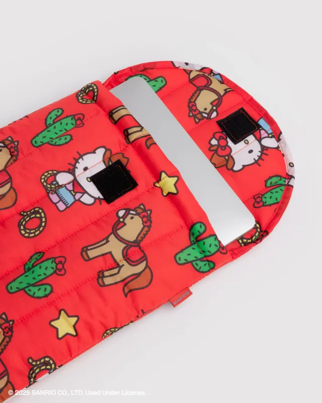 Puffy Laptop Sleeve 16" Hello Kitty Western