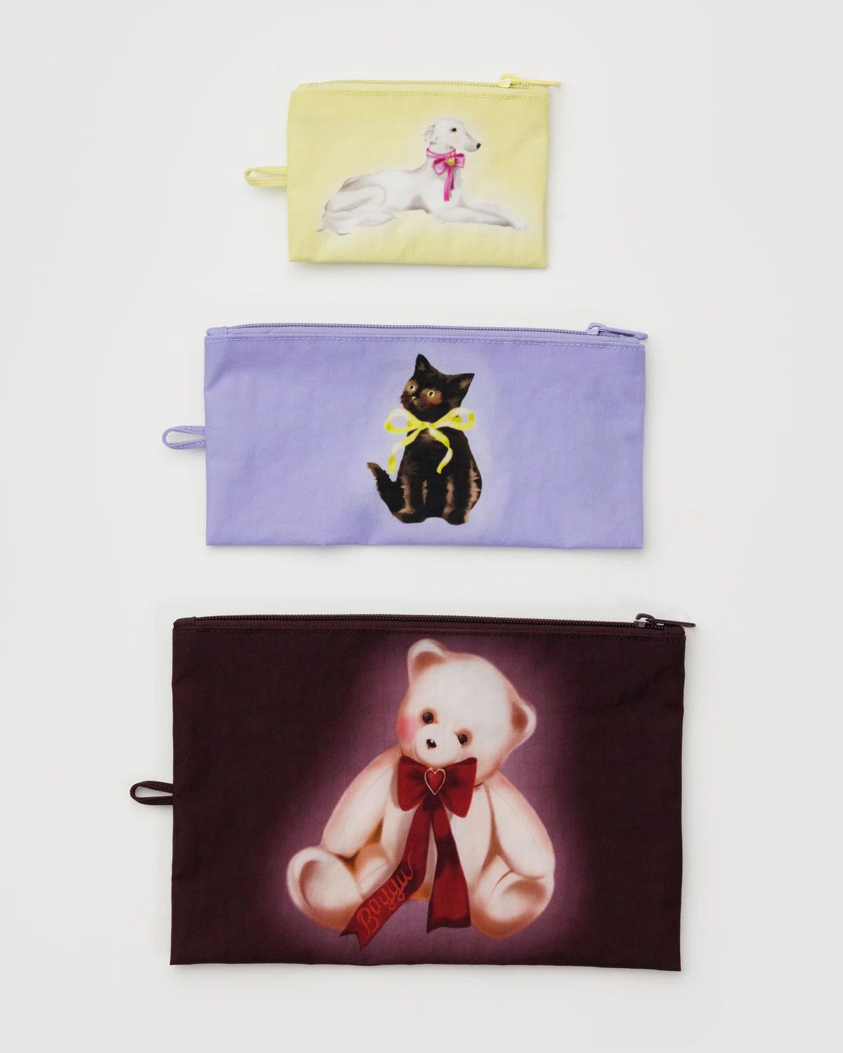 Flat Pouch Set Fancy Animals
