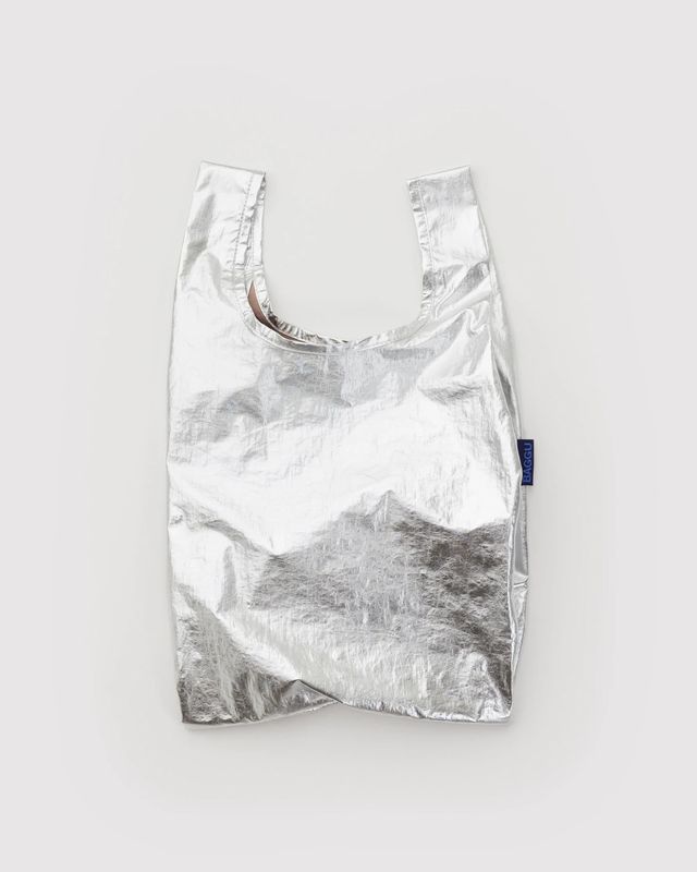 Baby Baggu Metallic Chrome