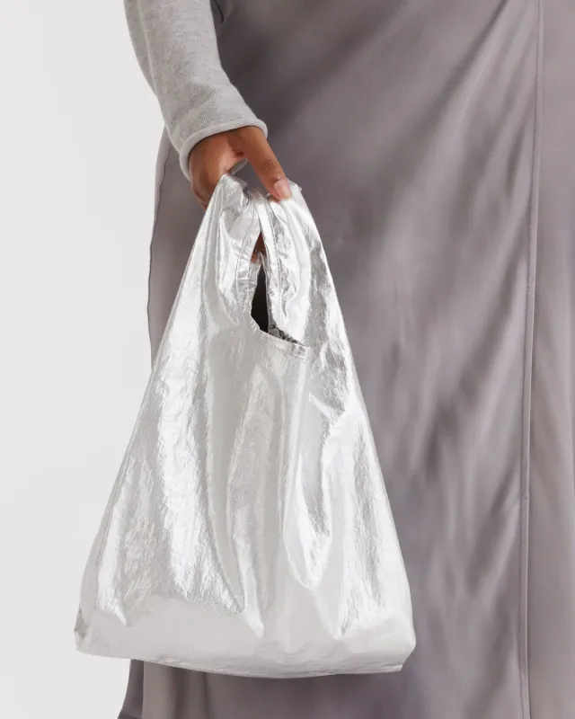 Baby Baggu Metallic Chrome
