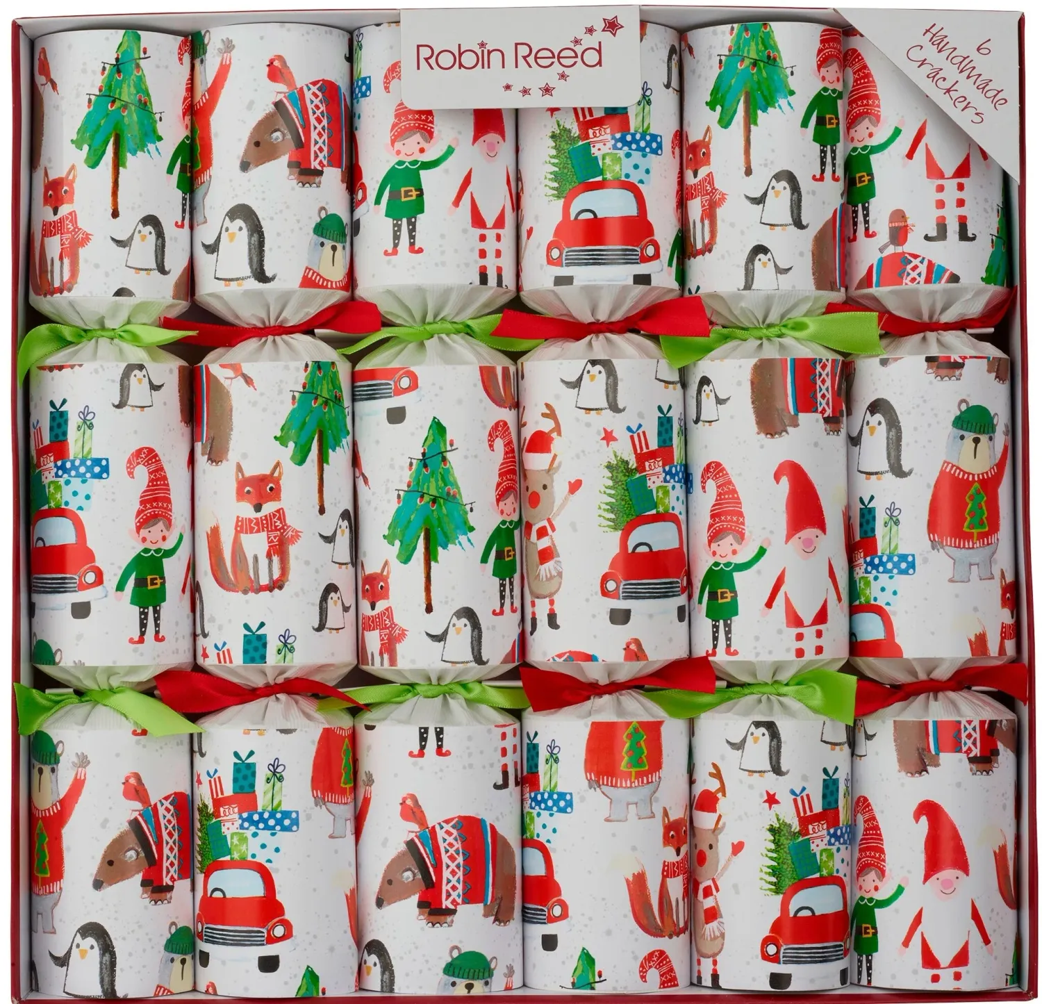 Festive Crackers 13in Racing Elves
